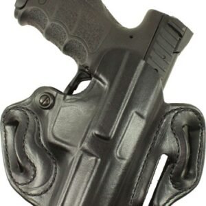 DESANTIS SPEED SCABBARD HOLSTR - RH OWB LEATHER JUDGE 3" BLK