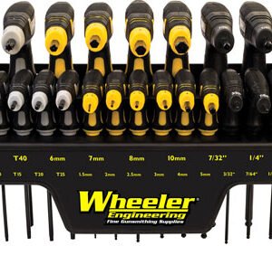 WHEELER DRIVER SET 30 PIECE - HEX KEY/TORX P-HANDLE SET