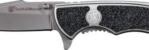 S&W KNIFE VICTORY 2.75" BEAD - BLASTED BLADE FRAME LOCK