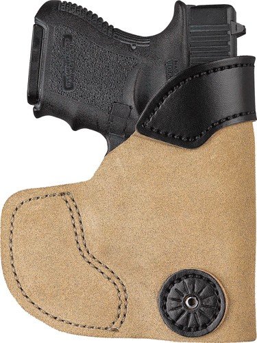 DESANTIS POCKET TUK HOLSTR RH - IWB/POCKET LTHER J FRAME SUEDE - Image 3