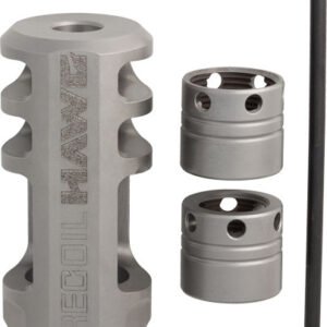 BROWNING RECOIL HAWG MUZZLE - BRAKE SILVER COLLARS & TOOL