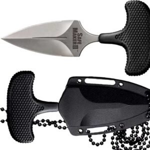 COLD STEEL SAFE MAKER II 3.25" - TSHAPE PUSH KNIFE W/KYDEX SHTH