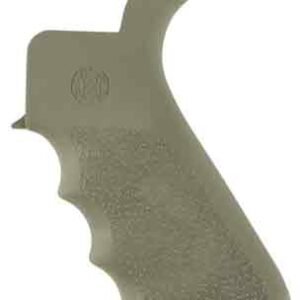 HOGUE AR-15 BEAVERTAIL GRIP - W/FINGER GROOVES OD GREEN