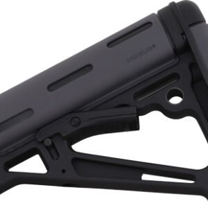 HOGUE AR-15 COLLAPSIBLE STOCK - OVERMOLDED GREY MIL-SPEC