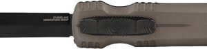 SOG KNIFE PENTAGON OTF - FDE 3.79" DBL EDGE BLADE