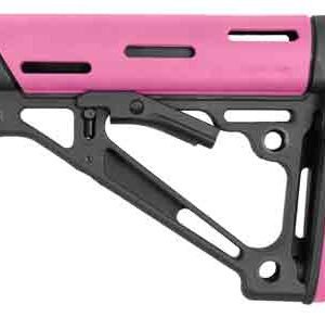 HOGUE AR-15 COLLAPSIBLE STOCK - PINK RUBBER MIL-SPEC
