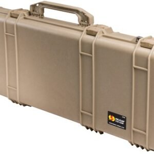 PELICAN 1720 PROTECTOR CASE W/ - WHEELS 3 PC FOAM 42" GUNS TAN