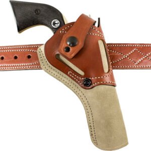 DESANTIS WILD HOG HOLSTER LTHR - AMBI RUGER SINGLE SIX 5.5" NAT