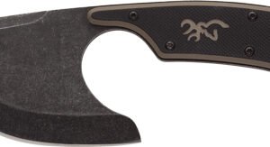 BROWNING KNIFE CUTOFF SKINNER - 2.5" BLADE BLACK W/SHEATH