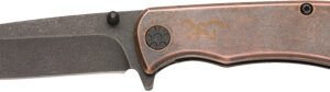 BROWNING KNIFE RIVET FOLDER - 3" COPPER W/FINGER FLIPPER