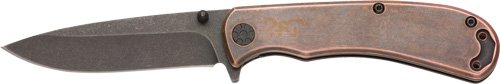 BROWNING KNIFE RIVET FOLDER - 3" COPPER W/FINGER FLIPPER
