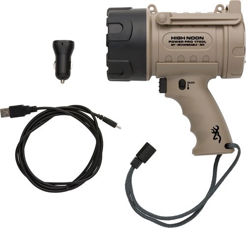 BROWNING HIGH NOON POWER PRO - SPOTLIGHT 1700 LUMENS RECHRGBL