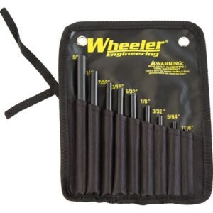 WHEELER 9-PC ROLL PIN STARTER - SET W/STORAGE POUCH