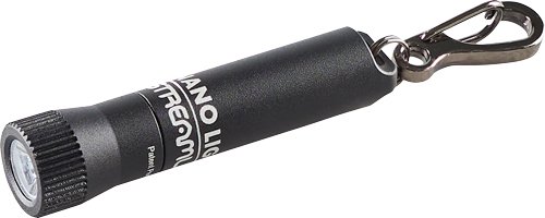 STREAMLIGHT NANO LIGHT II WITH - SNAP HOOK WHITE LED BLACK