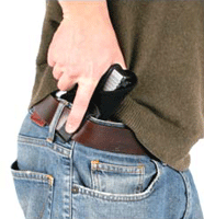 BLACKHAWK INSIDE PANTS #08 RH - S&W J-FRAME & SIMILAR 2" BLACK