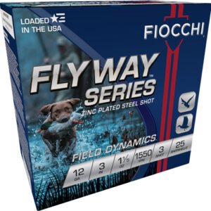 FIOCCHI FLYWAY 12GA 3" 1-1/5OZ - #3 1550FPS 25RD 10BX/CS