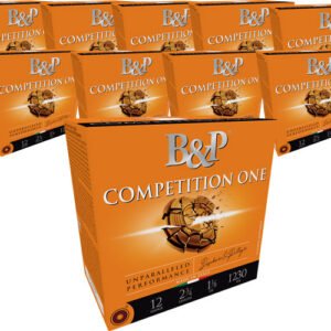 B&P 12GA 2.75" 1-1/8OZ #8 - 1230FPS 250RD CASE LOT