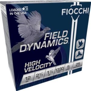 FIOCCHI 12GA 2.75" 1-1/4OZ - #5 1330FPS 25RD 10BX/CS