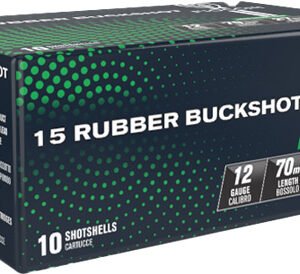 FIOCCHI RUBBER BUCK 12GA 2.75" - 15-PELLET 10RD 25BX/CS