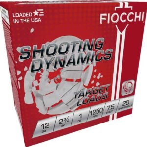 FIOCCHI 12GA 2.75" 1OZ #7.5 - 1250FPS 250RD CASE LOT
