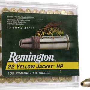 REMINGTON YELLOW JACKET 22LR - 33GR TC LEAD-HP 100RD 50BX/CS