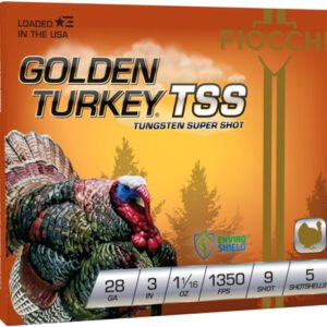 FIOCCHI GOLDEN TURKEY TSS 28GA - 3" 1-1/16OZ #9 5RD 10BX/CS