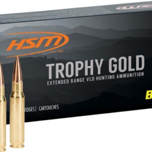 HSM TROPHY GOLD 338 LAPUA MAG - 300GR BERGER OTM 20RD 20BX/CS