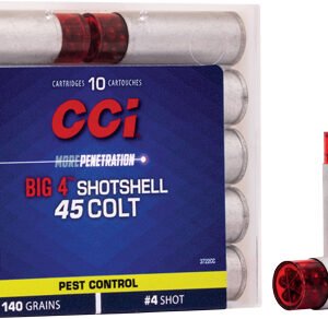 CCI SHOTSHELL 45 LC 150GR - #4 SHOT 10RD 20BX/CS