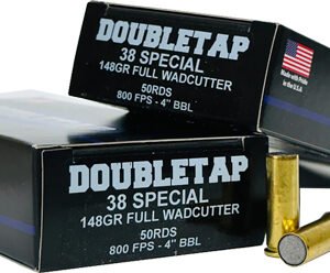 DOUBLETAP 38 SPL 148GR FULL - WADCUTTER 50RD 20BX/CS