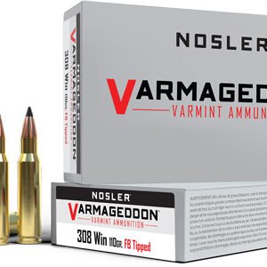 NOSLER VARMAGEDDON 308 WIN - 110GR FBT 20RD 10BX/CS