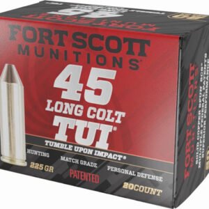 FORT SCOTT 45 LC 225GR TUI - SOLID COPPER 20RD 25BX/CS