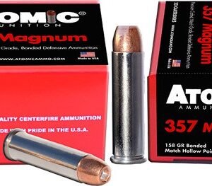 ATOMIC 357 MAG 158GR BONDED - JHP 20RD 10BX/CS