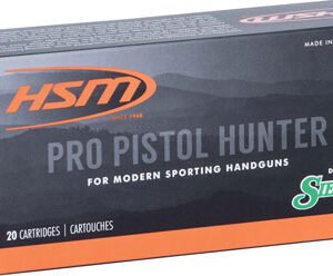 HSM PRO PISTOL 500 SW MAG - 400GR JSP 20RD 25BX/CS