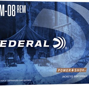 FEDERAL POWER-SHOK 7MM-08 REM - 150GR SP 20RD 10BX/CS