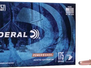 FEDERAL POWER-SHOK 7X57MM - MAUSER 175GR SP 20RD 10BX/CS