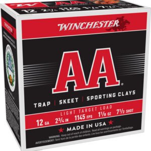 WINCHESTER AA 12GA 2.75" - 1-1/8OZ #7.5 1145FPS 250R CASE