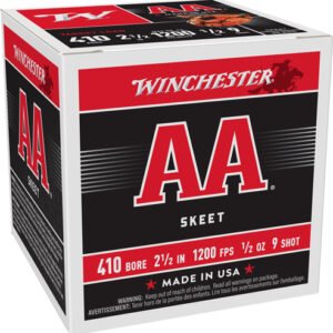 WINCHESTER AA 410 2.5" 1/2OZ - #9 1200FPS 250RD CASE LOT