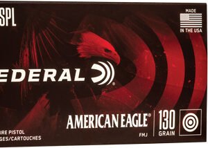 FEDERAL AE 38 SPECIAL 130GR - FMJ 50RD 20BX/CS