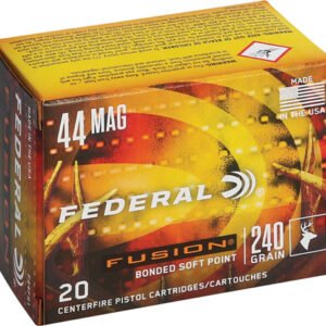 FEDERAL FUSION 44 REM MAG - 240GR FUSION 20RD 10BX/CS