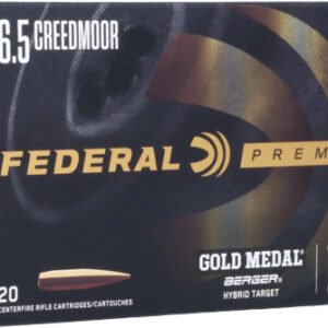 FEDERAL GOLD MEDAL 6.5 CM - 140GR BERGER VLD 20RD 10BX/CS