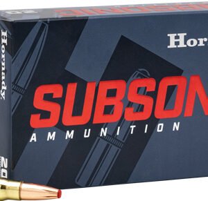 HORNADY SUBSONIC 7.62X39 - 255GR SUB-X 20RD 10BX/CS