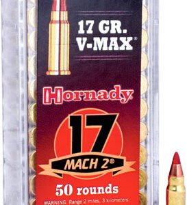HORNADY 17 MACH2 17GR V-MAX - 50RD 100BX/CS