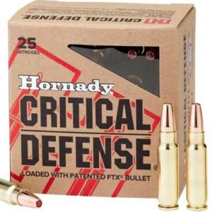 HORNADY CRITICAL DEFENSE - 5.7X28 40GR FTX 25RD 10BX/CS