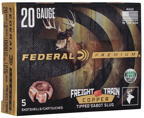 FEDERAL FREIGHT TRAIN 20GA 3" - 275GR SABOT 5RD 50BX/CS