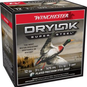WINCHESTER DRYLOK 12GA 3.5" - 1-1/2OZ #3 1475FPS 25RD 10B/CS
