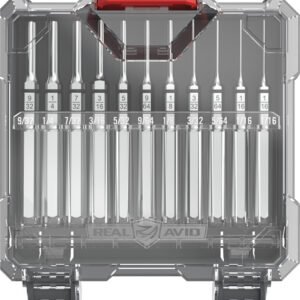 REAL AVID ACCU-PUNCH SET - 11 PIECE ROLL PIN PUNCH SET