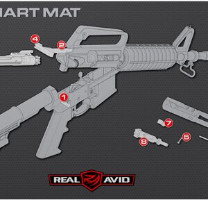 REAL AVID SMART MAT AR15 W/ - PARTS KEEPER 43"X16" NEOPRENE