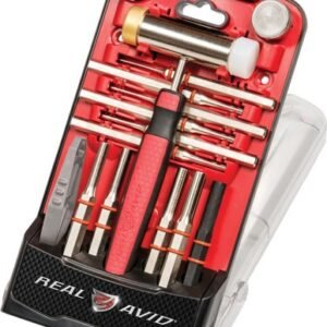 REAL AVID ACCU-PUNCH HAMMER - AND PUNCHES 10 PIN PUNCHES