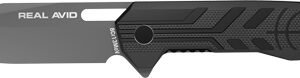 REAL AVID RAV-7 KNIFE ASSISTED - FOLDING 3.25" BLADE GRAY ALUM.