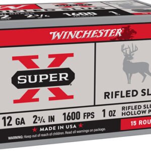 WINCHESTER SUPER-X 12GA 2.75" - 1OZ SLUG 15RD 10BX/CS